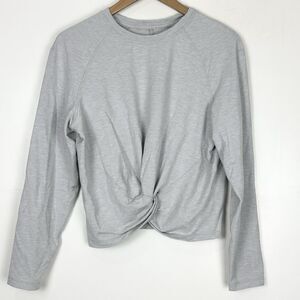 Lululemon Tuck & Gather Pullover Heathered Mod Stargaze  Size 6/8?